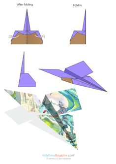 bat paper airplane instructions