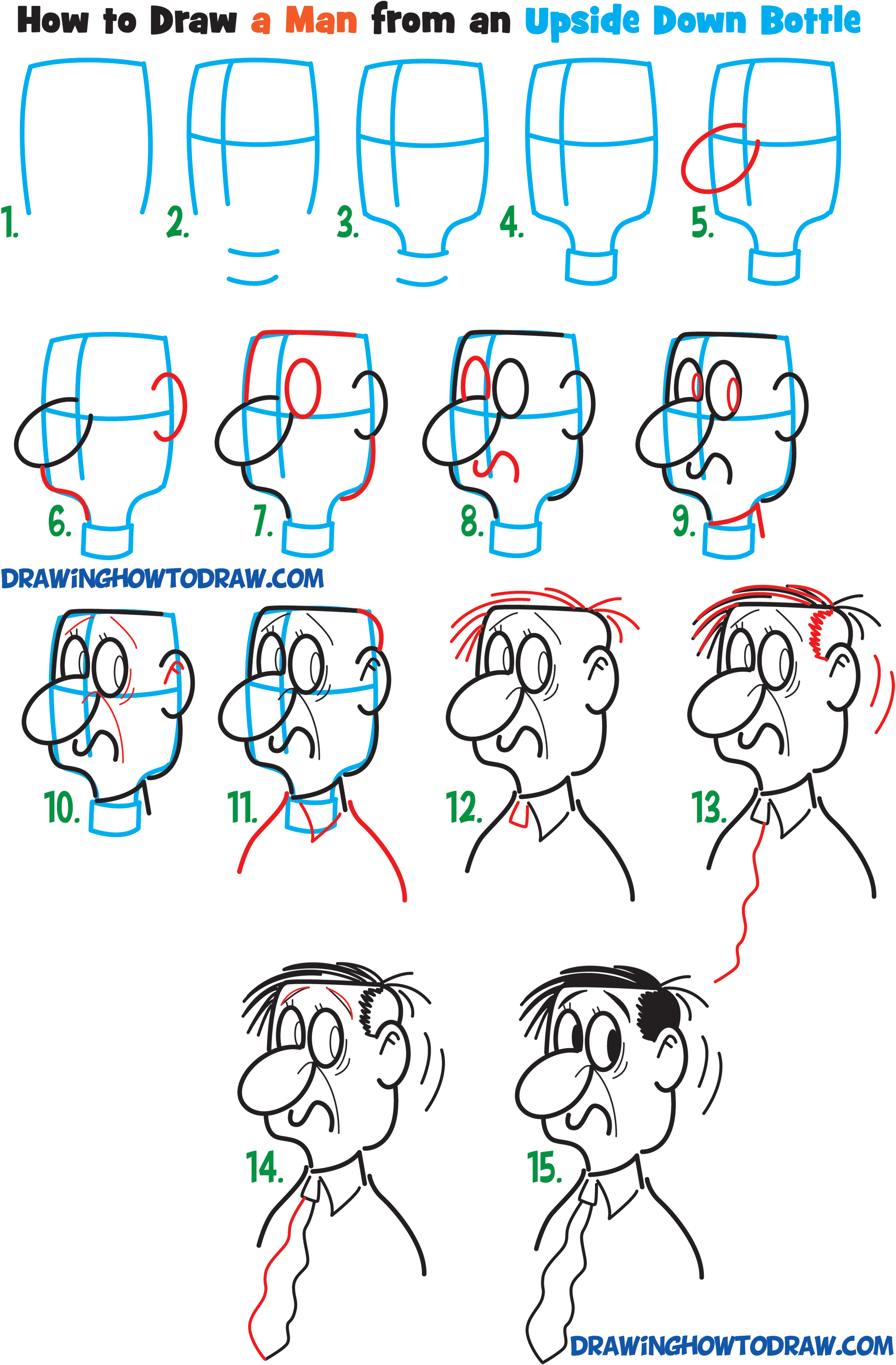 how to draw anime faces step by step instructions