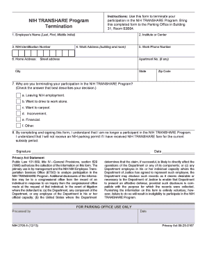 nih forms and instructions