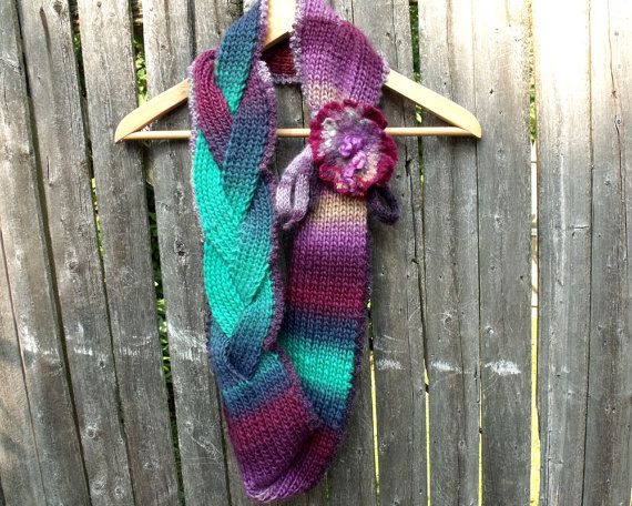 fancy yarn scarrf instructions