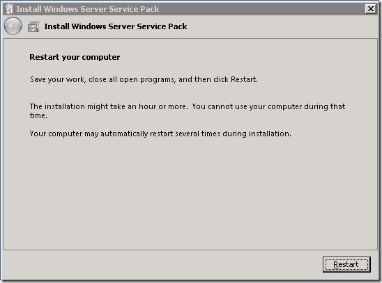 sharepoint 2010 service pack 2 installation instructions