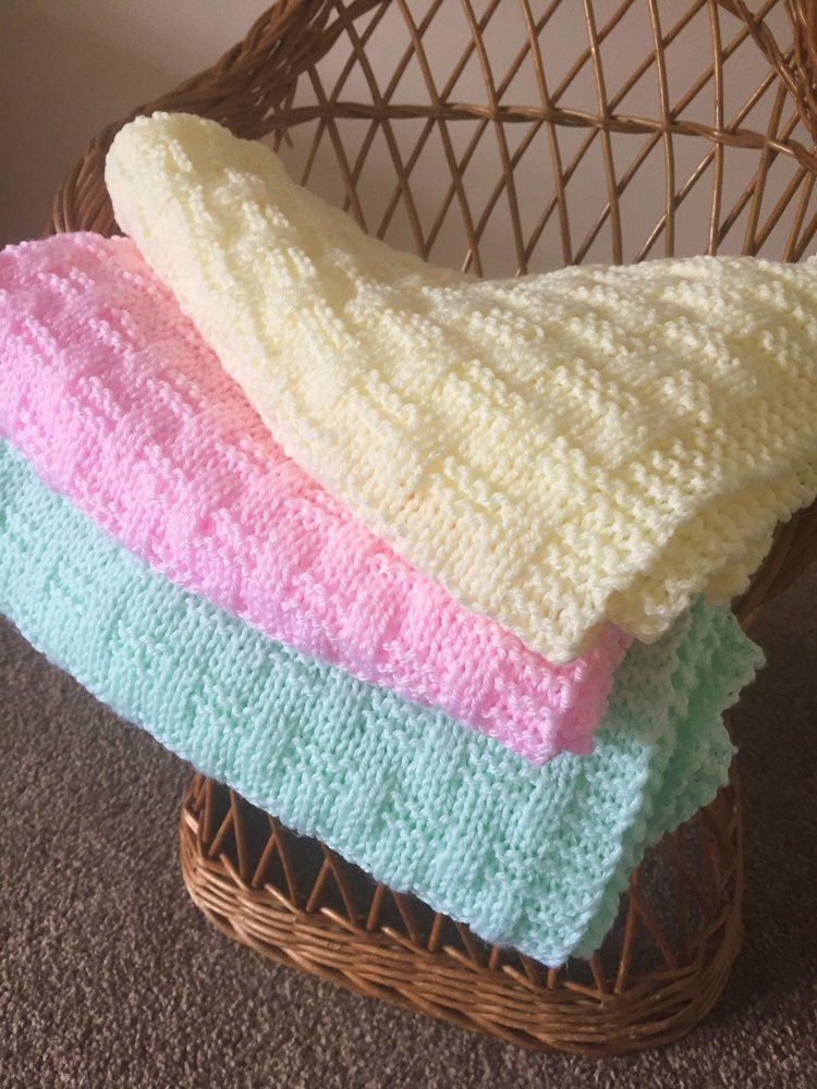 free instructions to knit a fishtail blanket