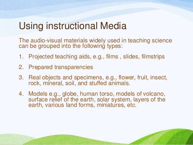 instructional media in teaching learning process