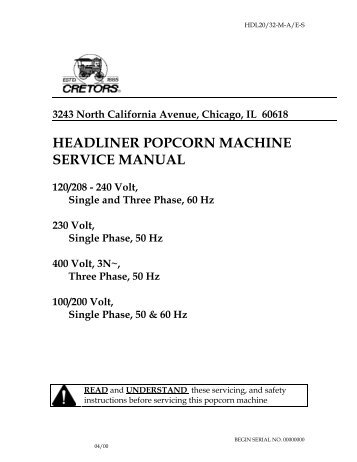 nostagia popcorn maker instructions