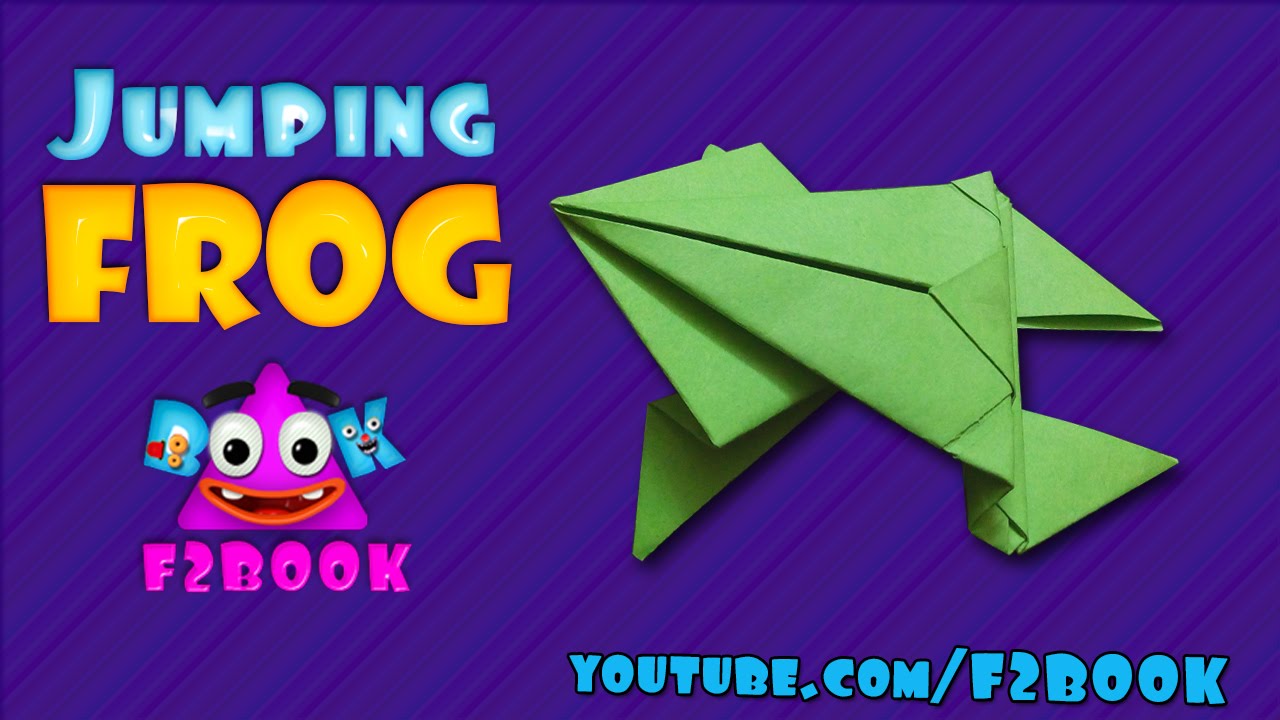 origami frog instructions youtube
