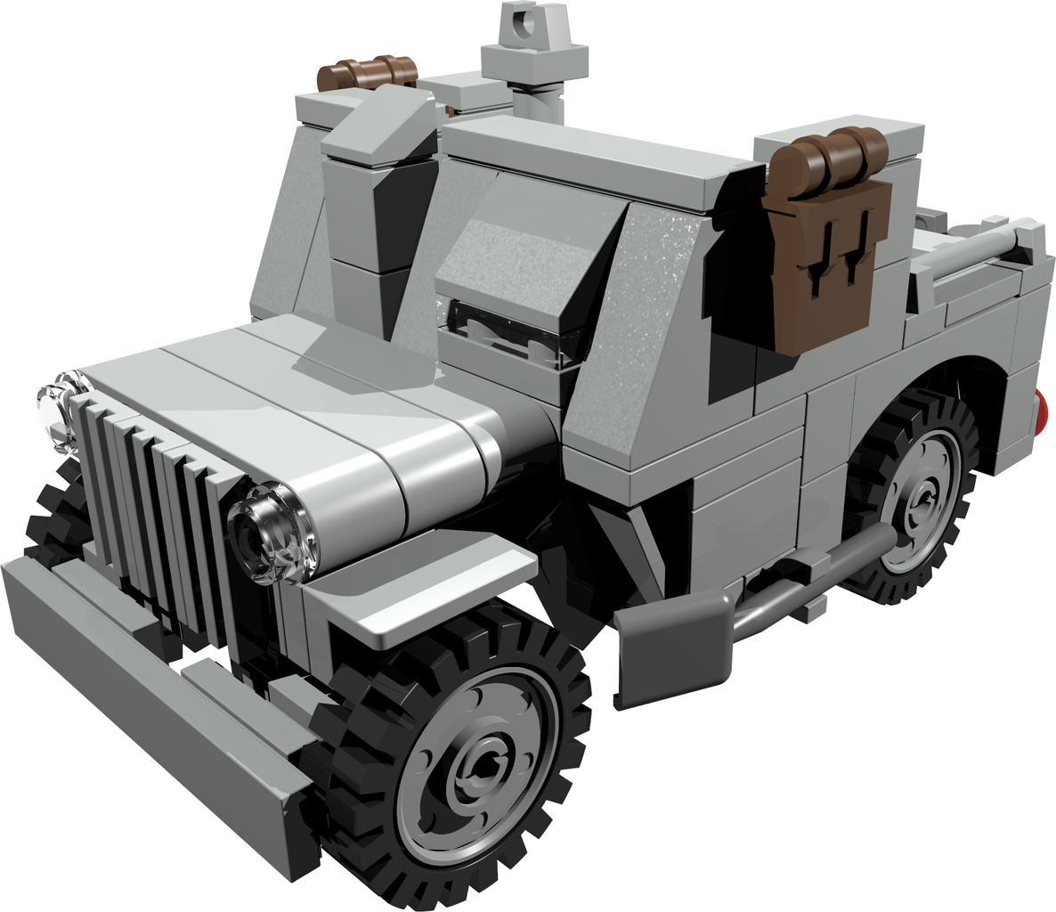 brick us army jeep instructions