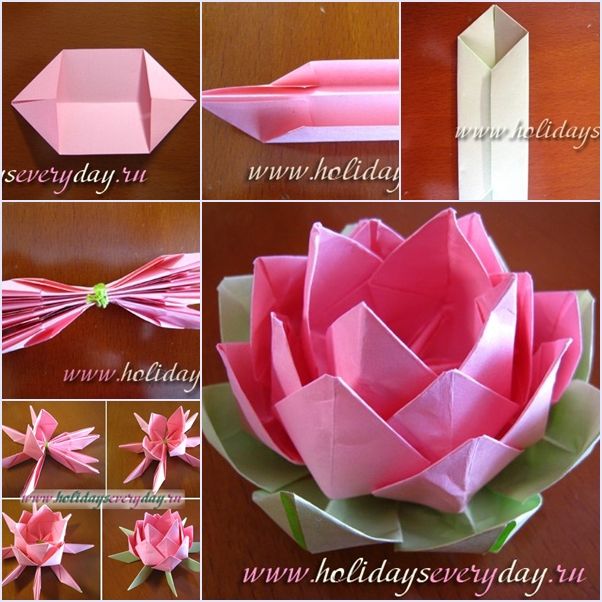 black lotus origami instructions