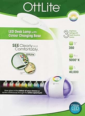 color changing ottlite desk lamp instructions