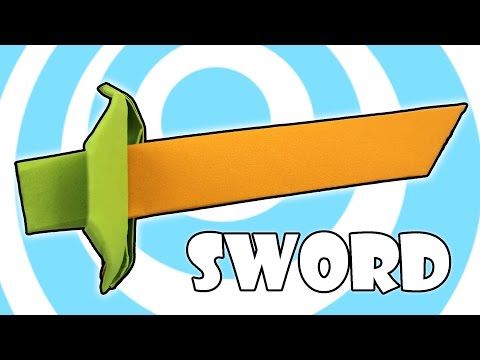 how to make a paper sword instructions