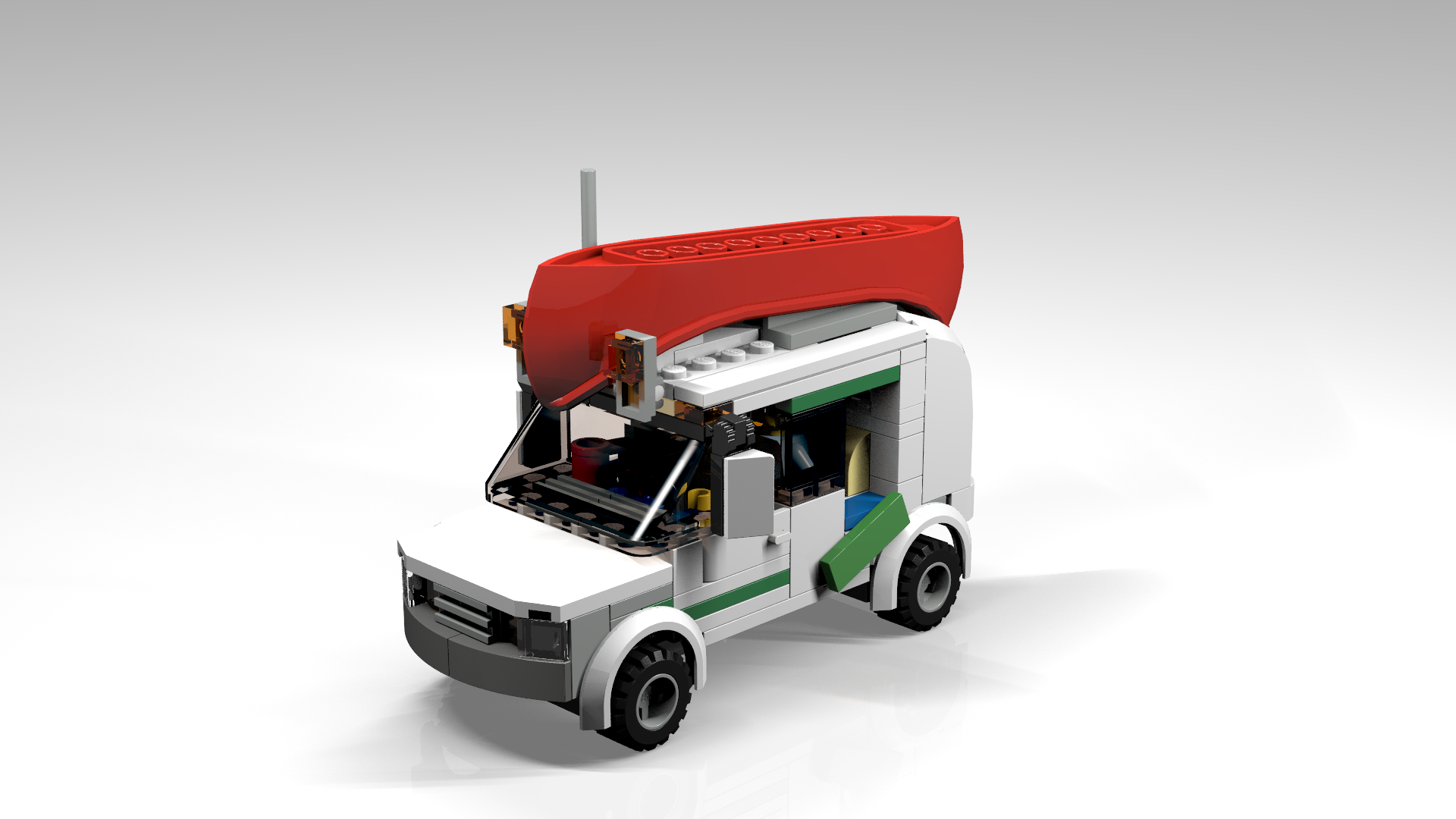lego city suv with watercraft instructions
