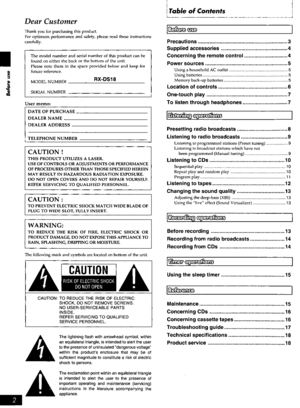 operating instructions for panasonic 5 cd changer stereo