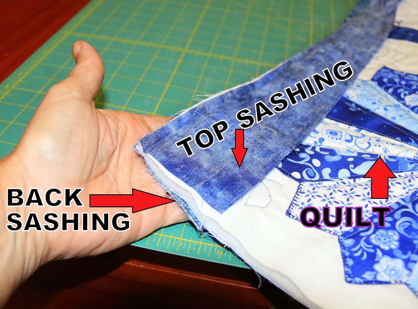 top stitched seam instructions